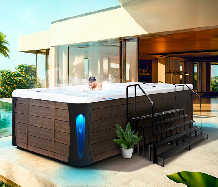 Calspas hot tub being used in a family setting - Citrusheights
